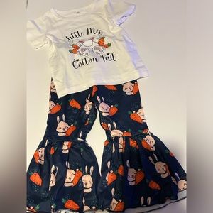 NEW girls 2T bunny outfit